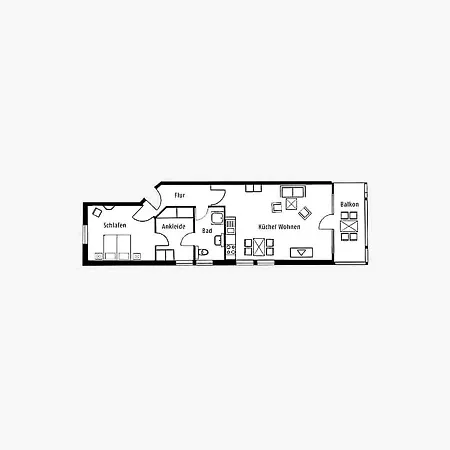 Duenenpark - Komfortplus Mit 1 Schlafzimmer Und Terrasse Im Erdgeschoss 237 Apartment *